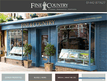 Tablet Screenshot of fineandcountryberkhamsted.com